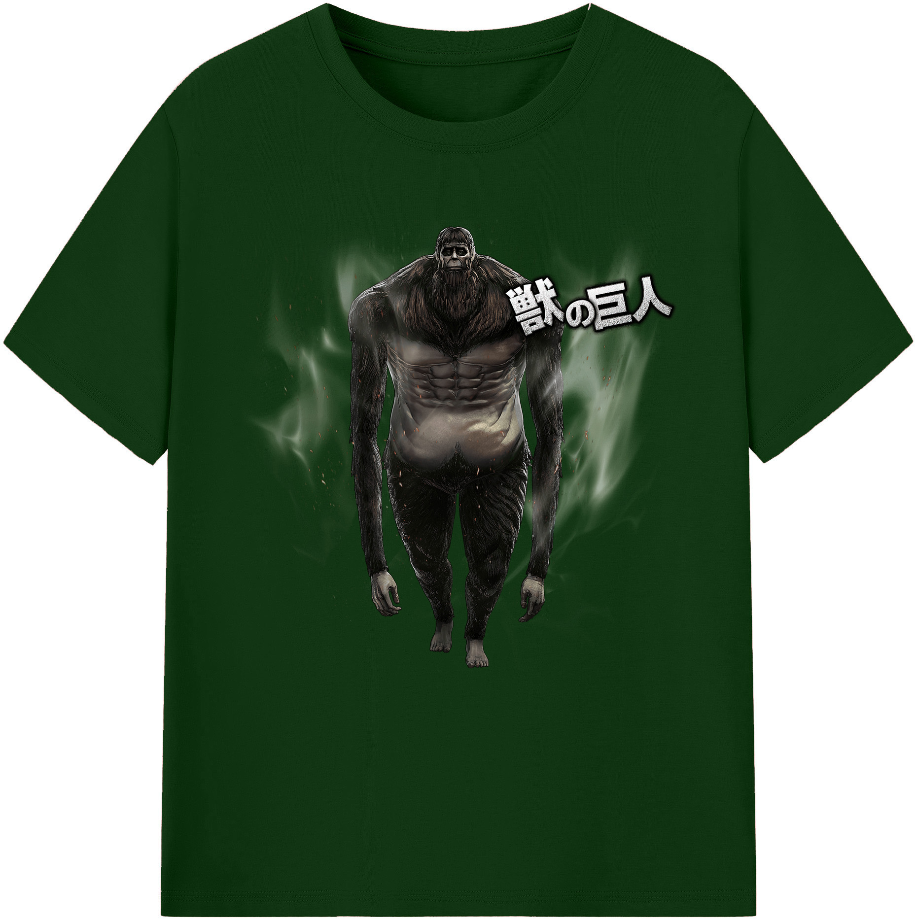 （画像用） 進撃の巨人 Attack on Titan 綿100％半袖Tシャツ（フロントプリント）